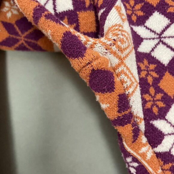 Intimately Free People Fair Isle Leggings Sweater Knit Snowflakes Striped Small - Picture 10 of 16